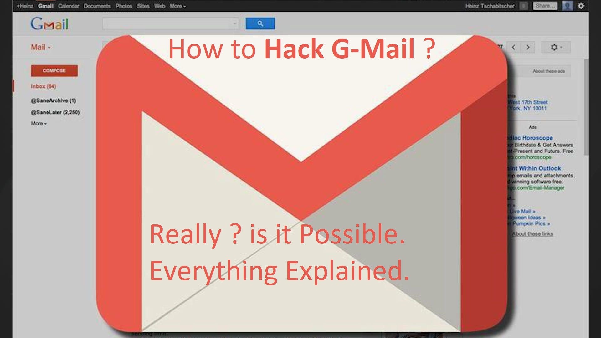 Hack Gmail online