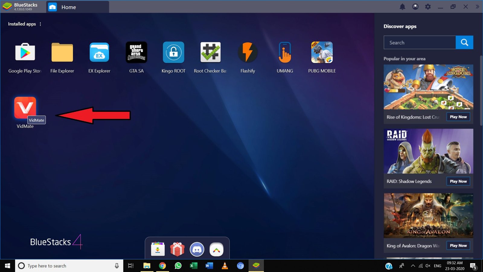 vidmate download laptop windows 10