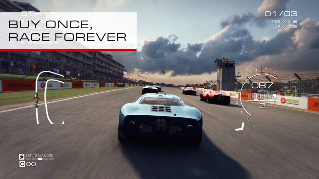 Grid autosport 3d touch games ios